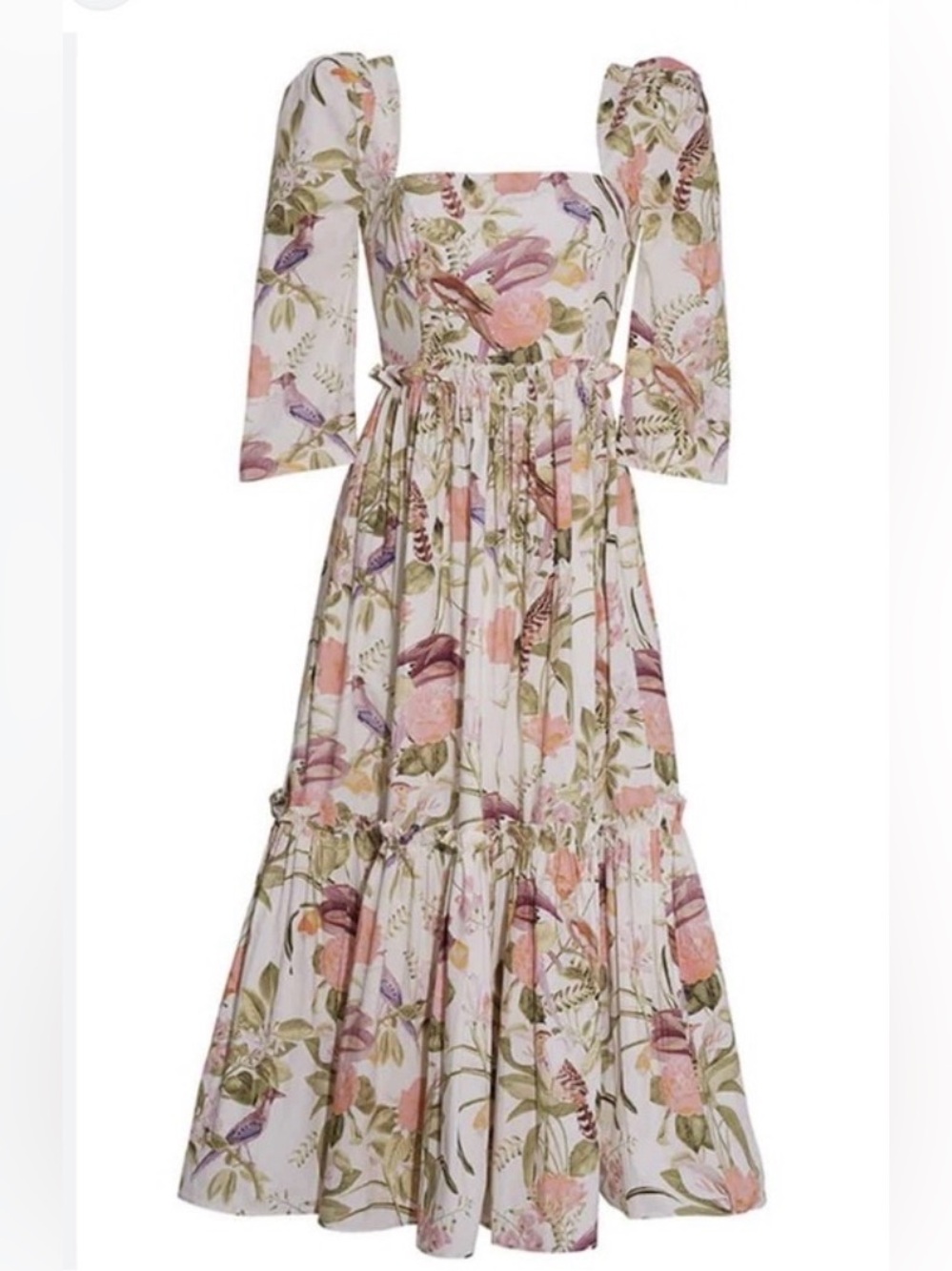Cara Cara Blue Hill Midi Dress in Tisbury Floral - Picture 12 of 14